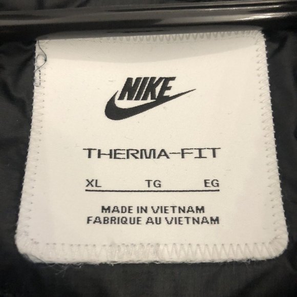 Nike Men's Sportswear Therma-Fit Repel Black Puffer Jacket DD6978-010 - Picture 8 of 8